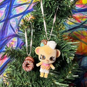 Donut Shop Christmas Ornament Set Of 2